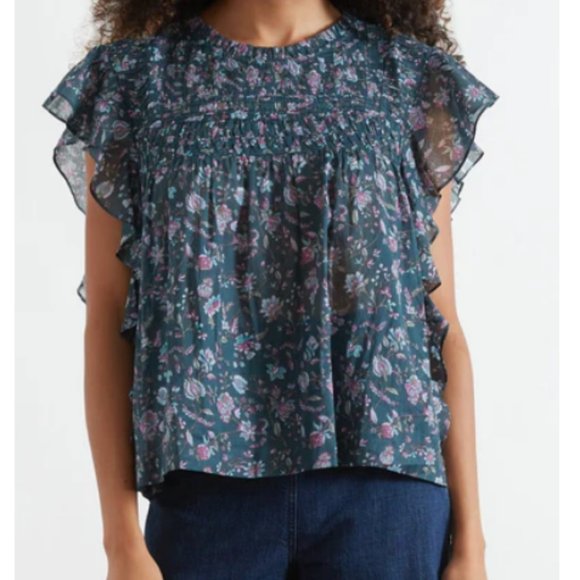 Isabel Marant Etoile Layona top dark green (NWT) - Picture 1 of 10